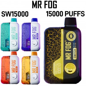 Mr Fog Switch SW15000 12ML 15000 Puffs Disposable Vape W/ Smart Screen - 10ct Display*